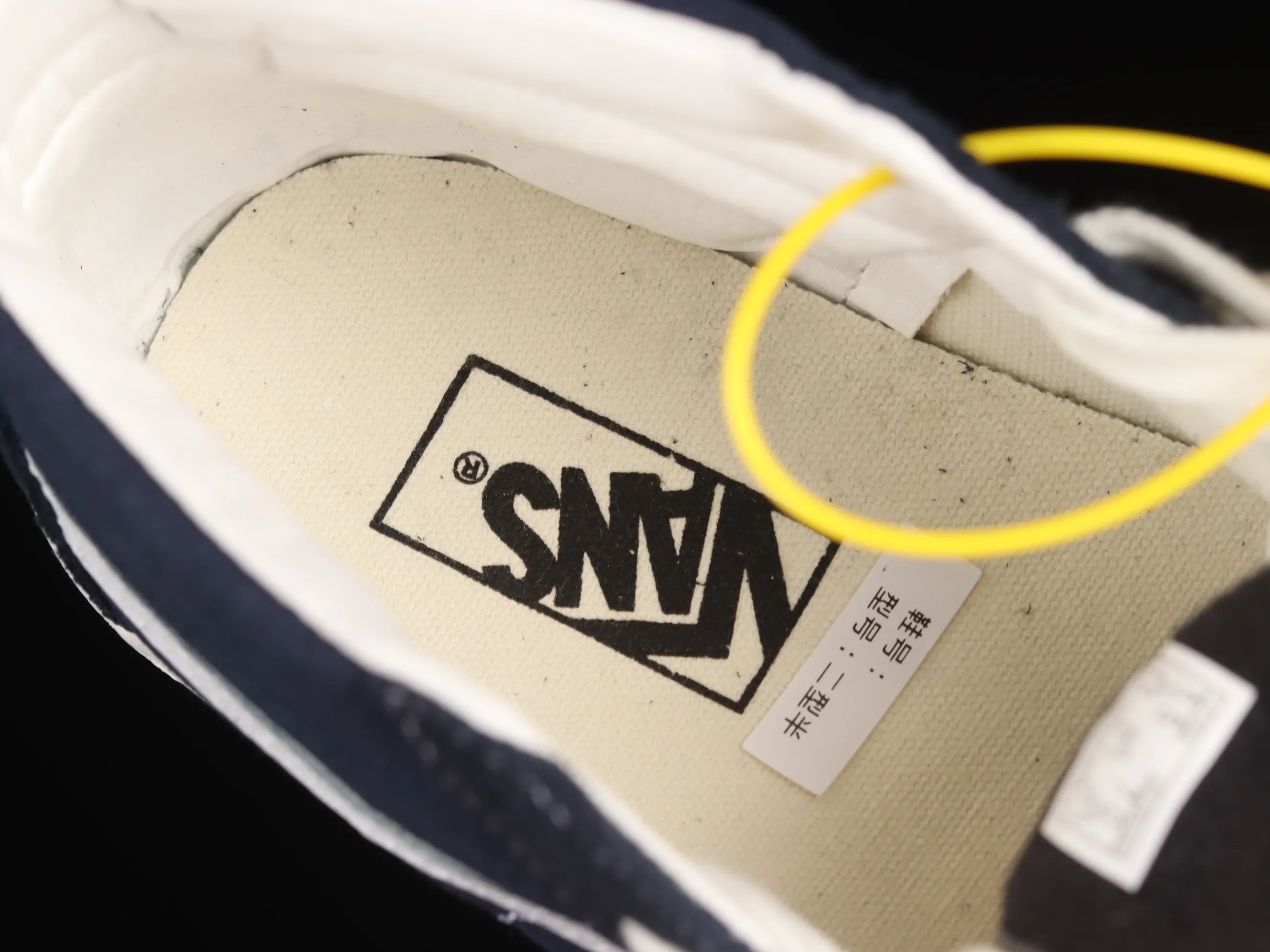 All categories Vans Vans series Vans Mid Vans China Vans Sk8-Mid Reissue Navy mid-top casual vulcanized canvas sneakers VN0A32QZ9G6